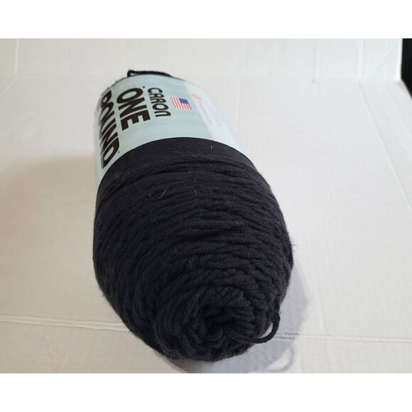 Caron One Pound Yarn BLACK 0503 No Dye Lot - Picture 6 of 8